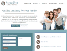 Tablet Screenshot of familyoverlandparkdentist.com